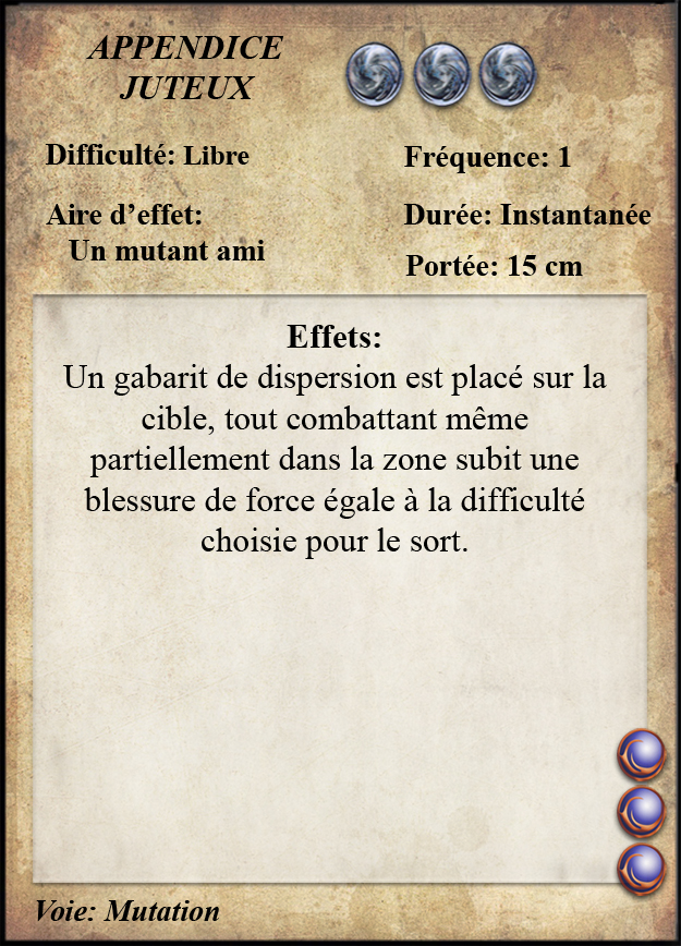 sort appendice juteux
